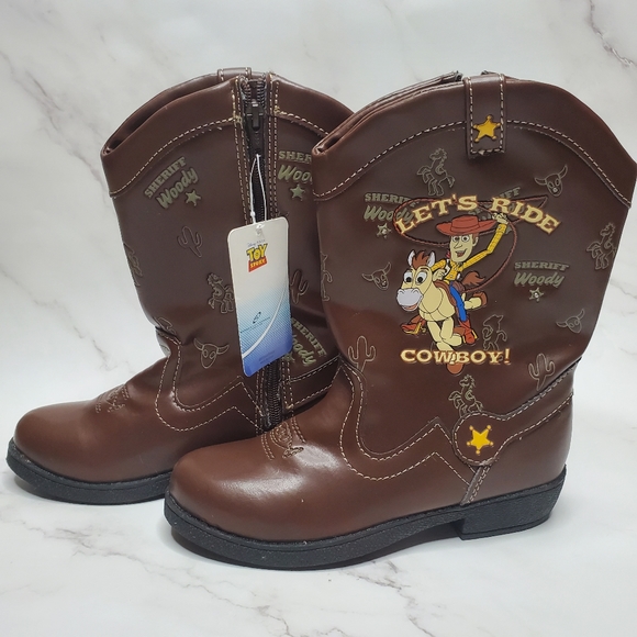 Lightup Cowboy Boots Woody Brown 